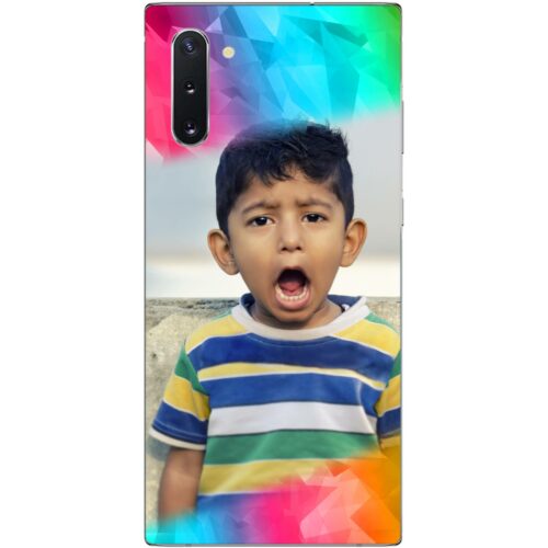 Color Polygons Custom Photo Case for Samsung Note 10