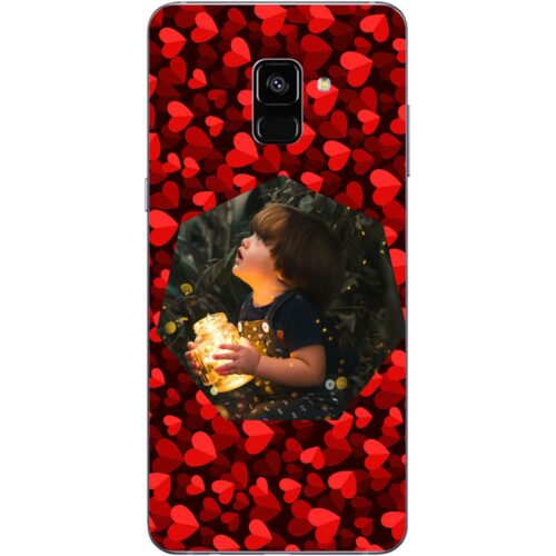 #8 Hexagon Custom Photo Case for Samsung A8 Plus