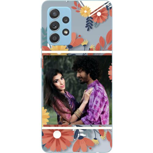 Flower Frame Photo Case for Samsung A72