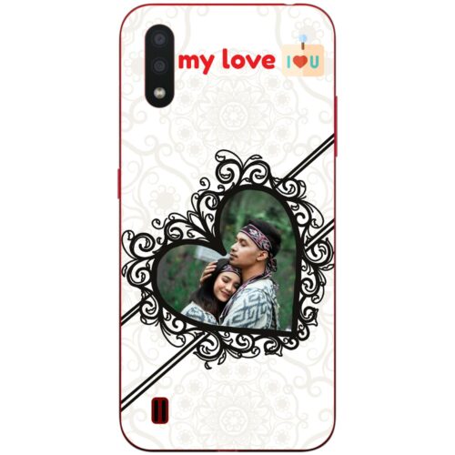 Love Frame Custom Photo Case for Samsung M01