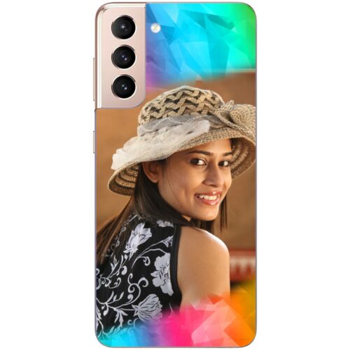 Color Polygons Custom Photo Case for Samsung S21