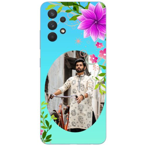Rustic Flower Custom Photo case for Samsung M32