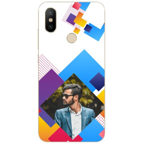 Abstract Rectangle Photo Case for Mi A2