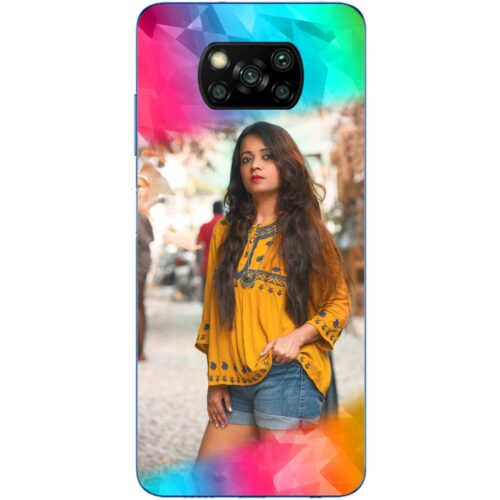 Color Polygons Custom Photo Case for Poco X3