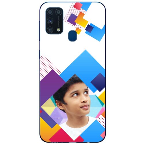 Abstract Rectangle Photo Case for Samsung M31