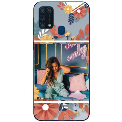 Flower Frame Photo Case for Samsung M31