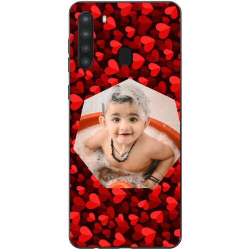 #8 Hexagon Custom Photo Case for Samsung A21