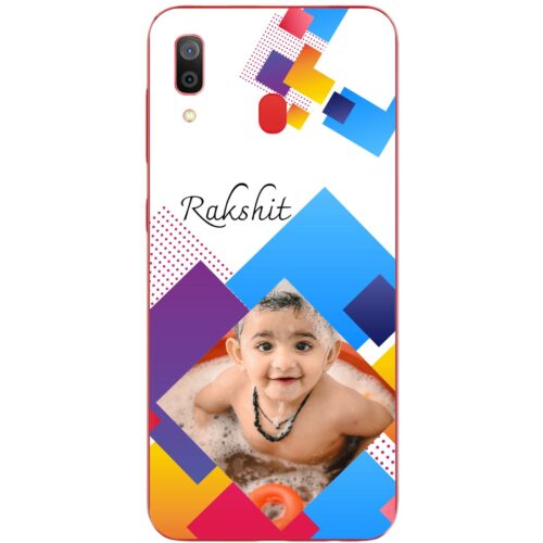 Abstract Rectangle Photo Case for Samsung A30