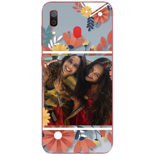 Flower Frame Photo Case for Samsung A30