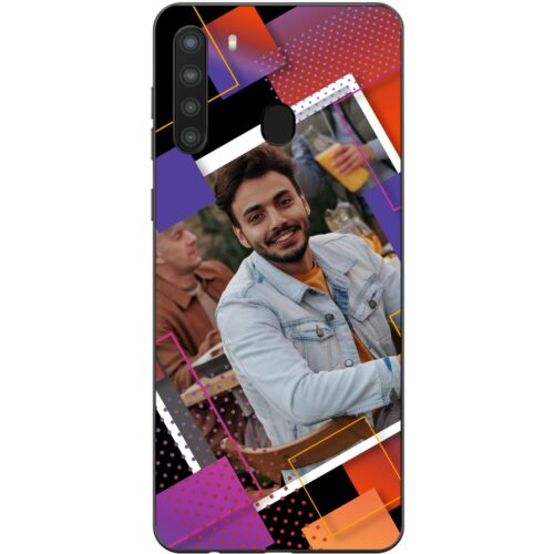 #9 Abstract Design Photo case for Samsung A21