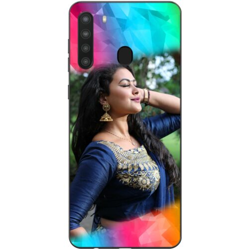 Color Polygons Custom Photo Case for Samsung A21