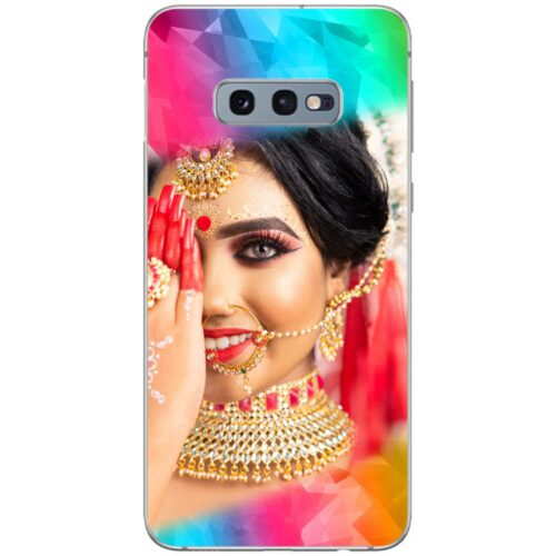 Color Polygons Custom Photo Case for Samsung S10e