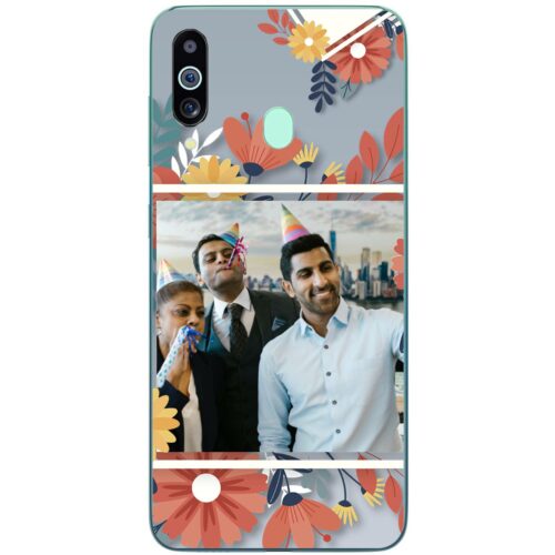 Flower Frame Photo Case for Samsung M40