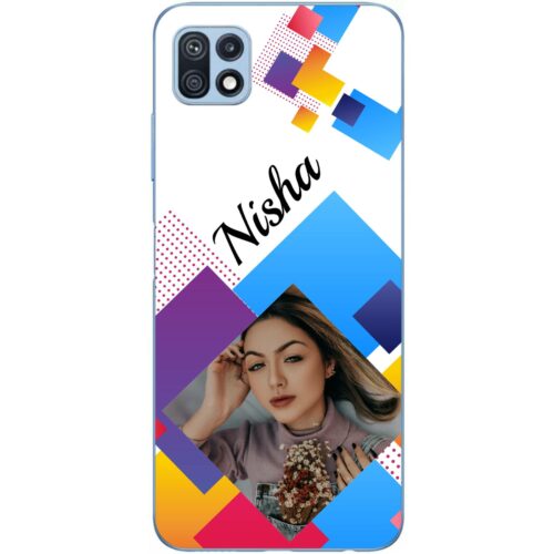 Abstract Rectangle Photo Case for Samsung F42