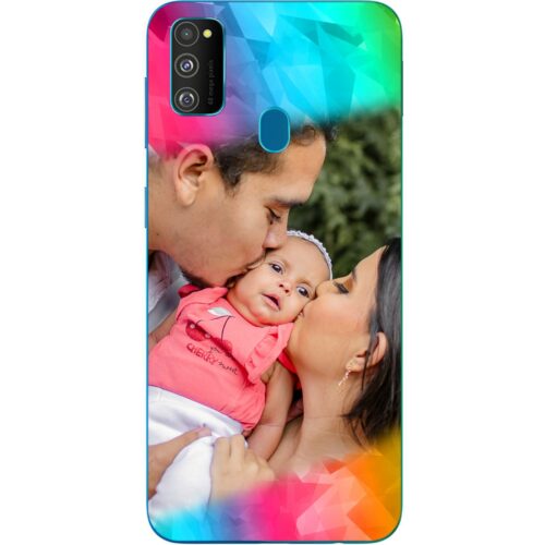 Color Polygons Custom Photo Case for Samsung M30s