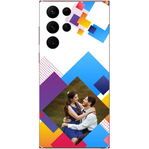Abstract Rectangle Photo Case for Samsung S22 Ultra