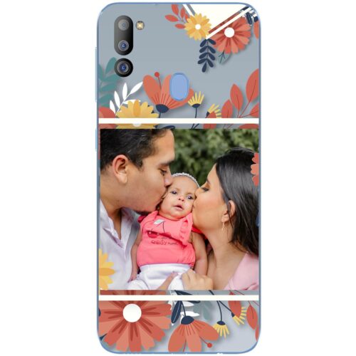 Flower Frame Photo Case for Samsung M21