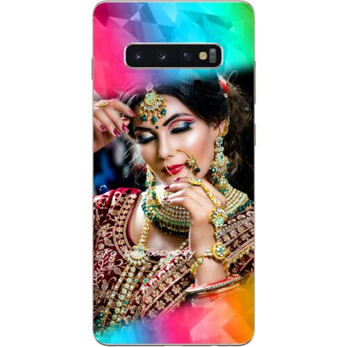 Color Polygons Custom Photo Case for Samsung S10
