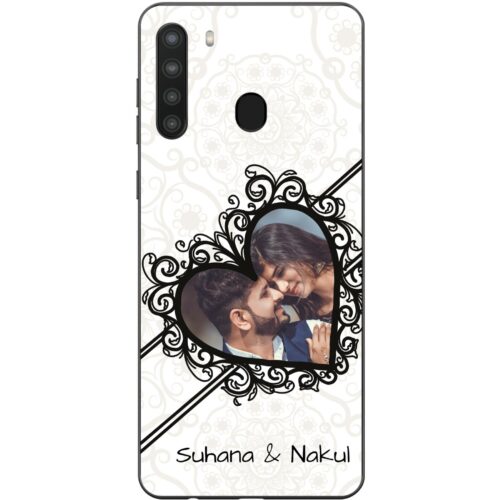 Love Frame Custom Photo Case for Samsung A21