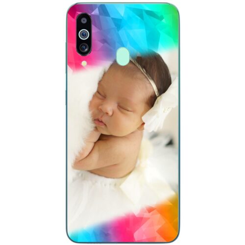 Color Polygons Custom Photo Case for Samsung M40