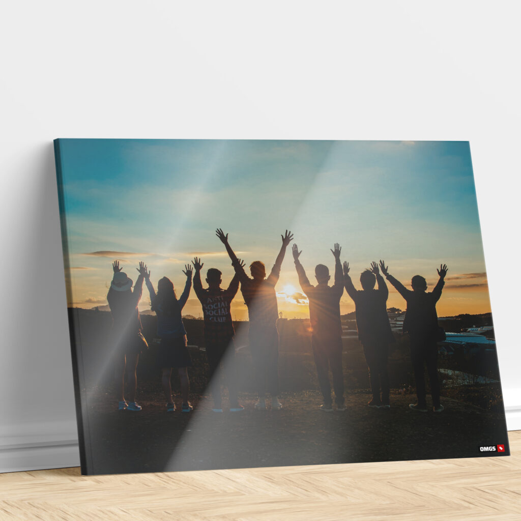 A large photo print on acrylic with the perfect resolution of image.