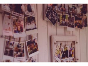 Personalised gifting photo collage and acrylic wall hanging photo