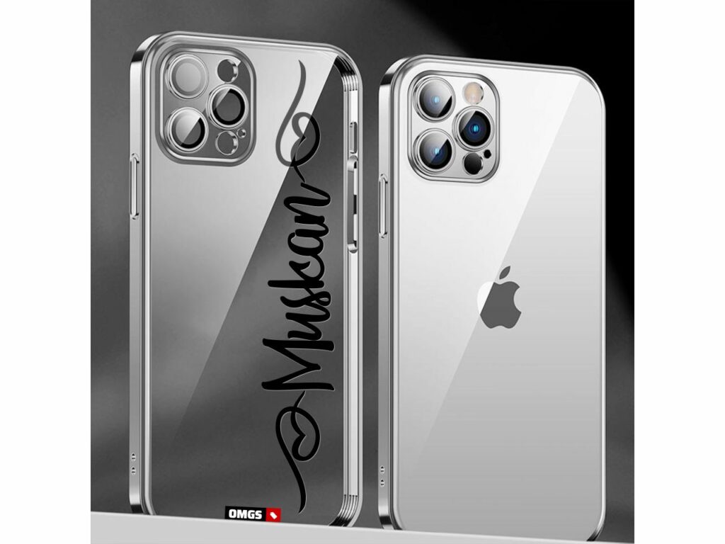 Custom Text iPhone back cover