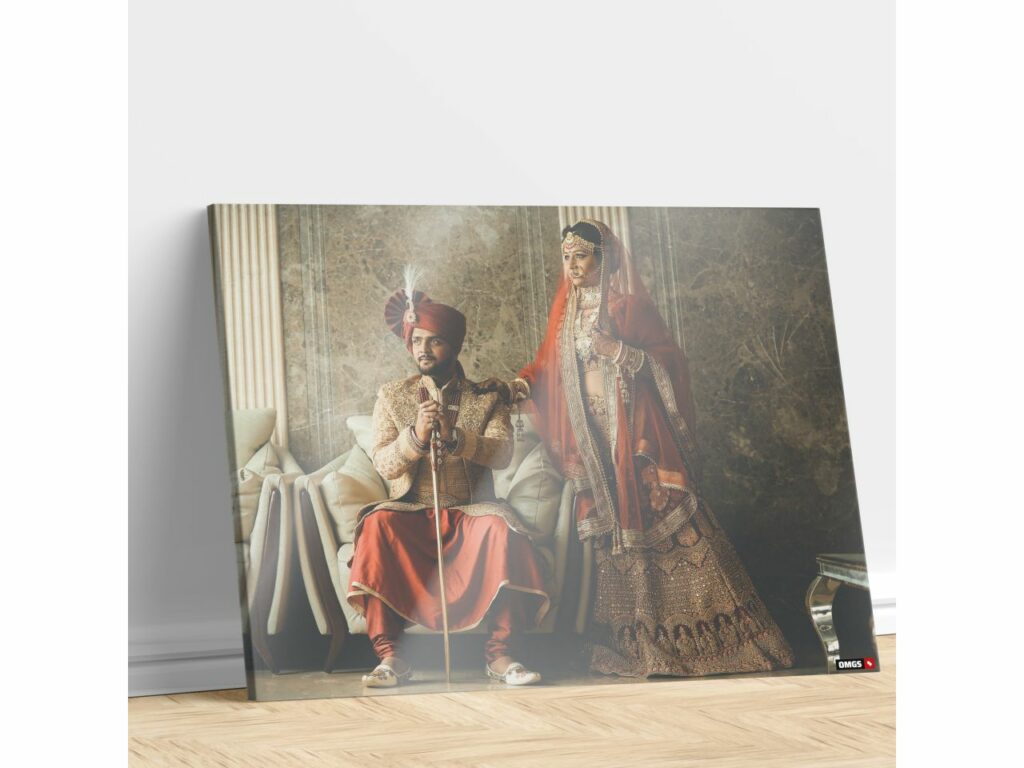 Acrylic photo frame with premium quality print.