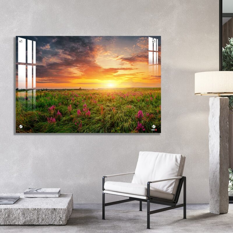 OMGs Acrylic Wall Decor - Beautiful Sunset Landscape