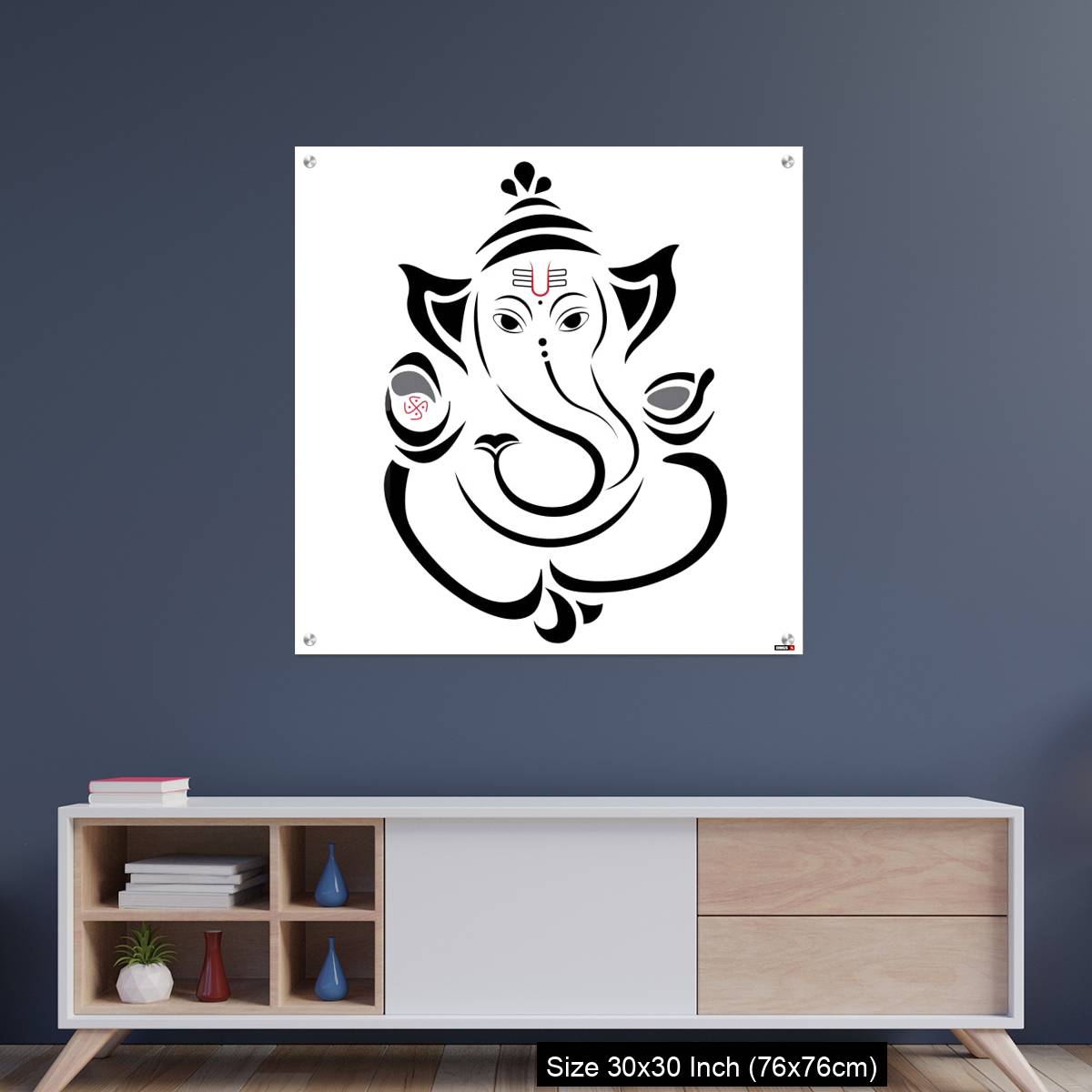 OMGs Acrylic Wall Decor – God Vinayaha Ganapathy