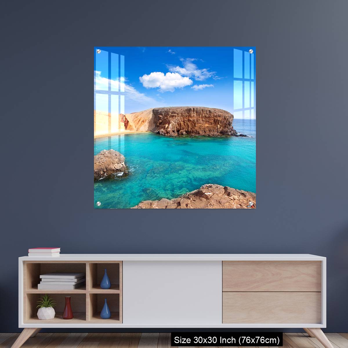 OMGs Acrylic Wall Decor – Lanzarote El Papagayo Playa Beach in Canaries