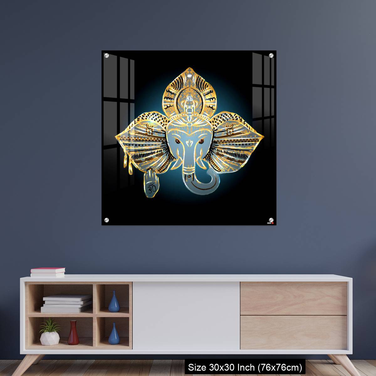 OMGs Acrylic Wall Decor – God Ganesh