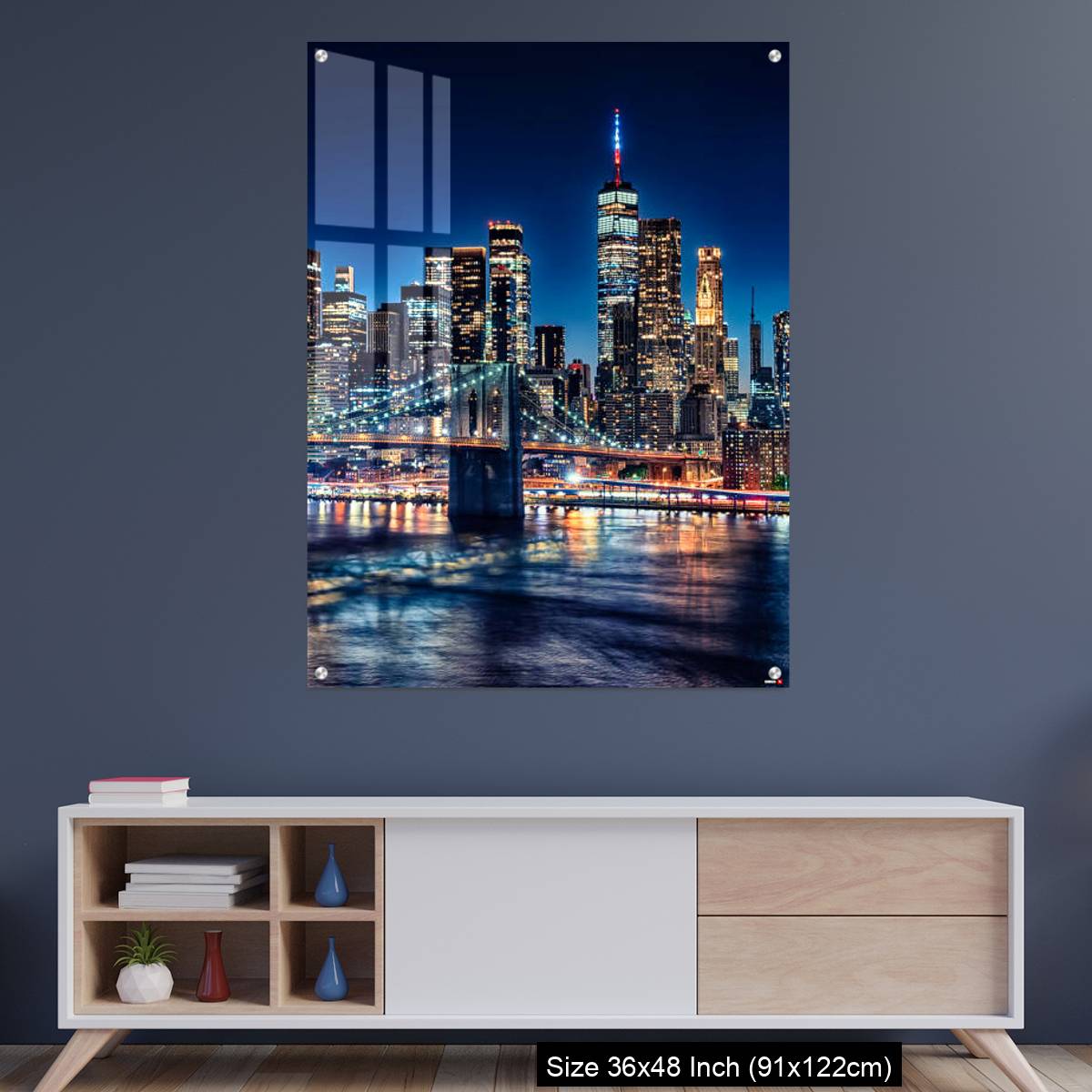 OMGs Acrylic Wall Decor – New York City by night, United States