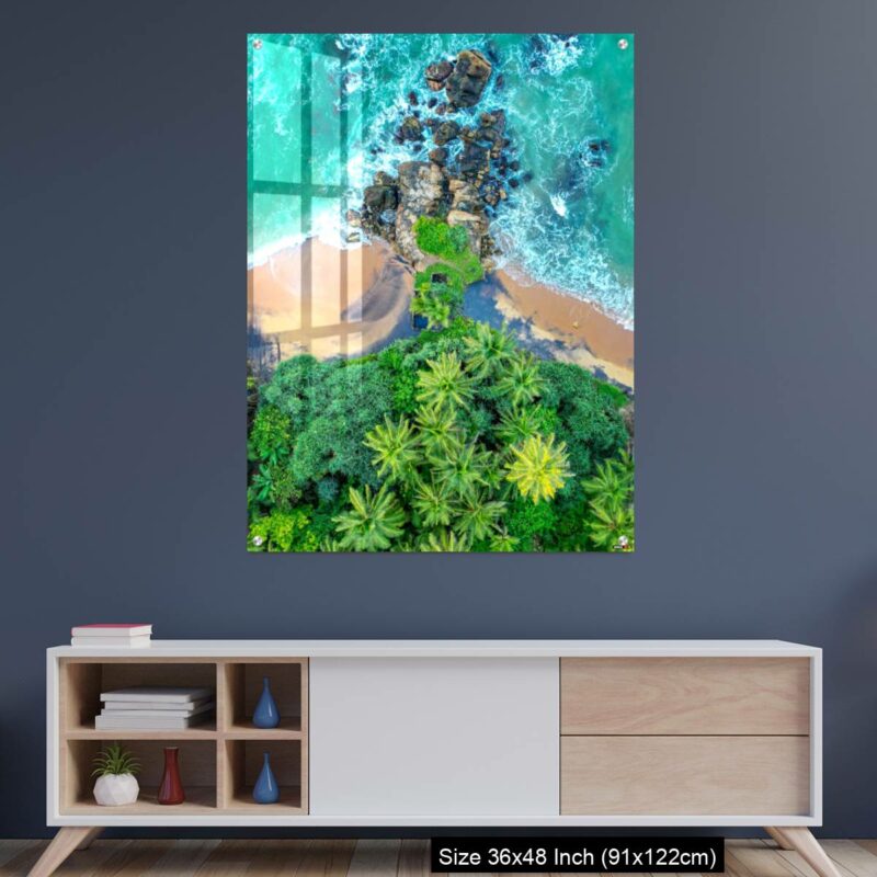 OMGs Acrylic Wall Decor – Sri Lanka Coast Line