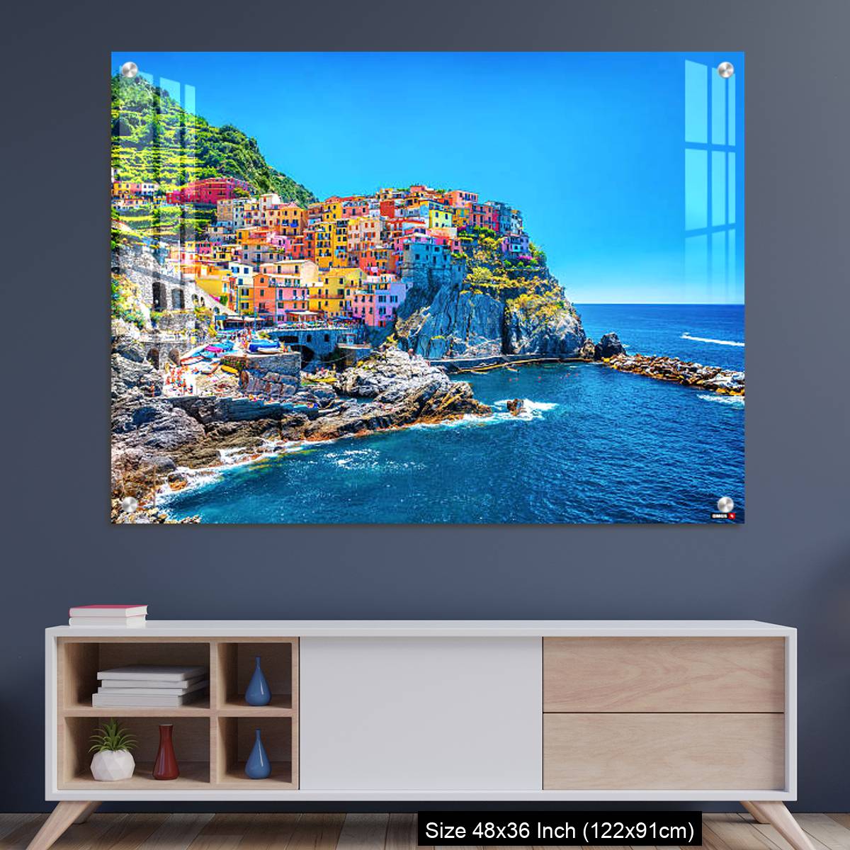 OMGs Acrylic Wall Decor – Beautiful colorful cityscape