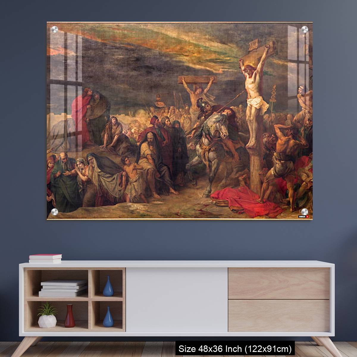 OMGs Acrylic Wall Decor – Brussels - The Crucifixion paint in st. Jacques church