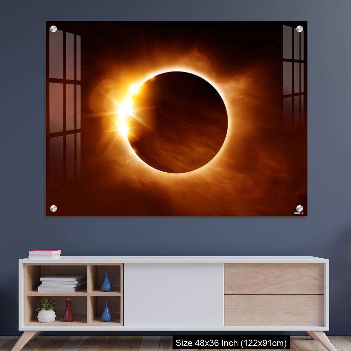 OMGs Acrylic Wall Decor – Close Up Of A Total Solar Eclipse
