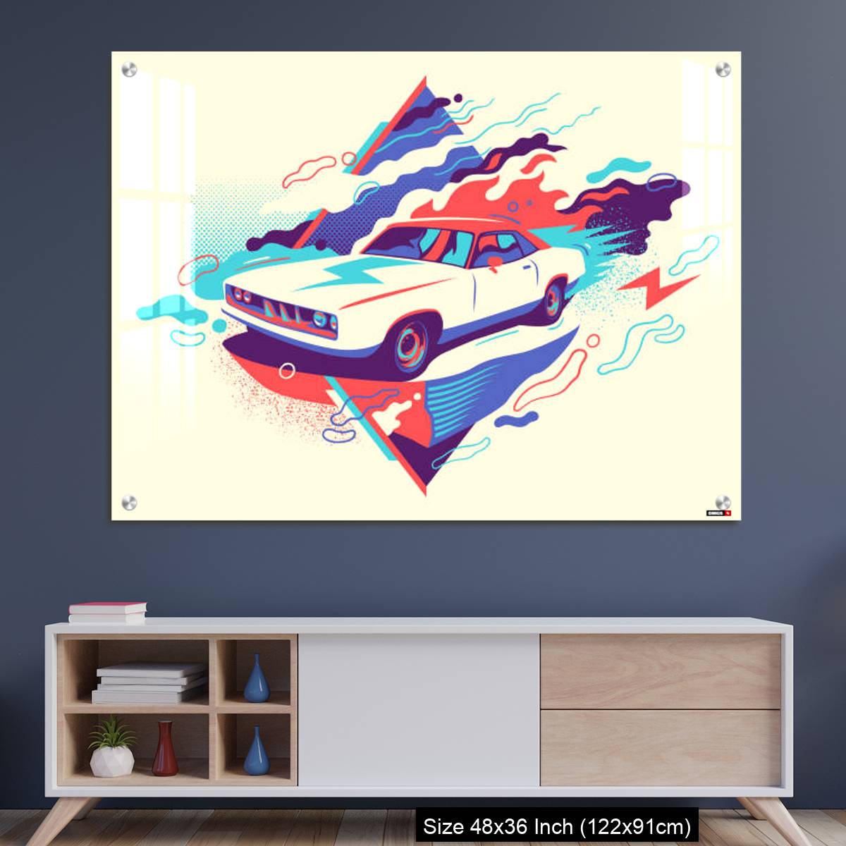 OMGs Acrylic Wall Decor – Colorful abstraction.