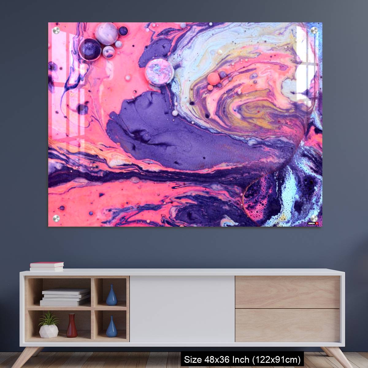 OMGs Acrylic Wall Decor – Colourful acrylic bubbles