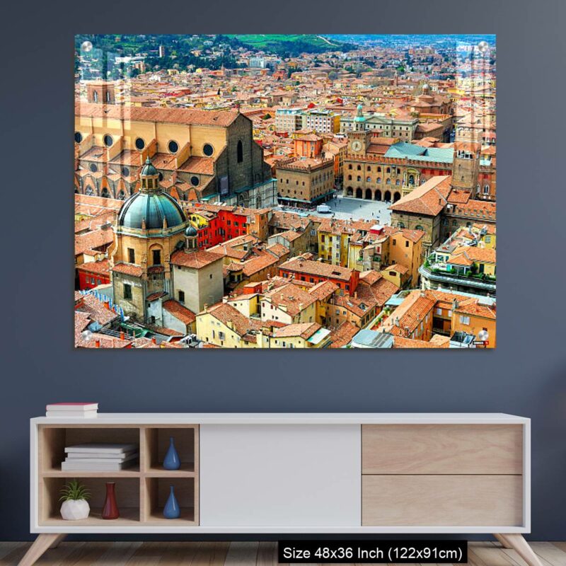 OMGs Acrylic Wall Decor – Italy, Bologna main square.