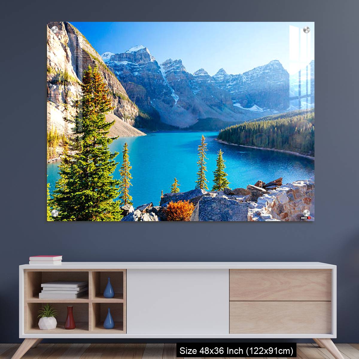 OMGs Acrylic Wall Decor – Moraine Lake, Lake Louise, Banff National Park, Alberta, Canada