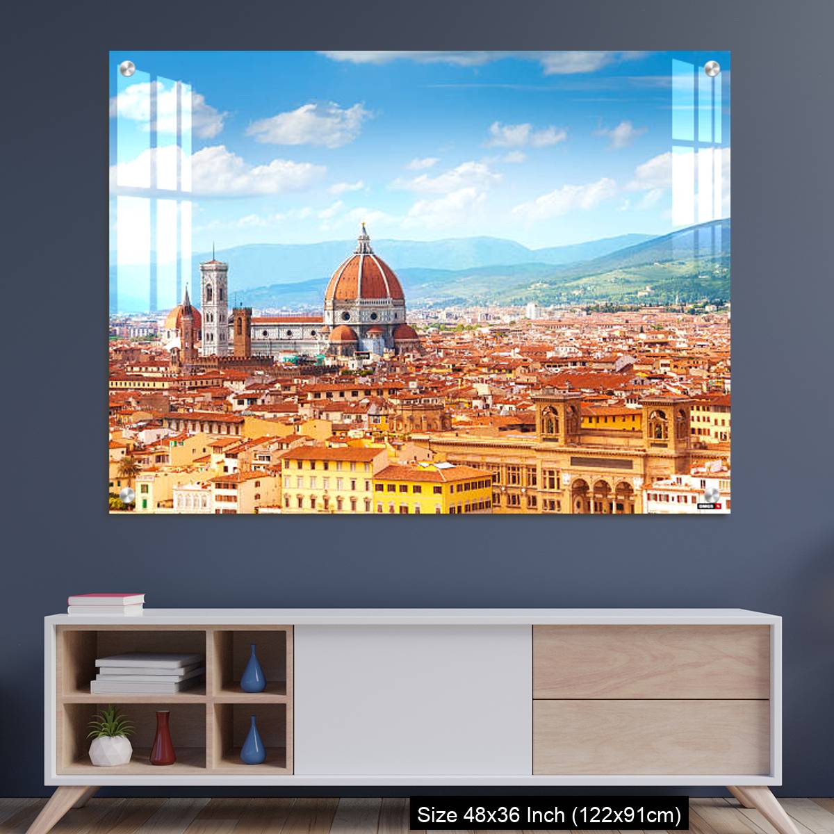 OMGs Acrylic Wall Decor – Panorama of Florence and Saint Mary