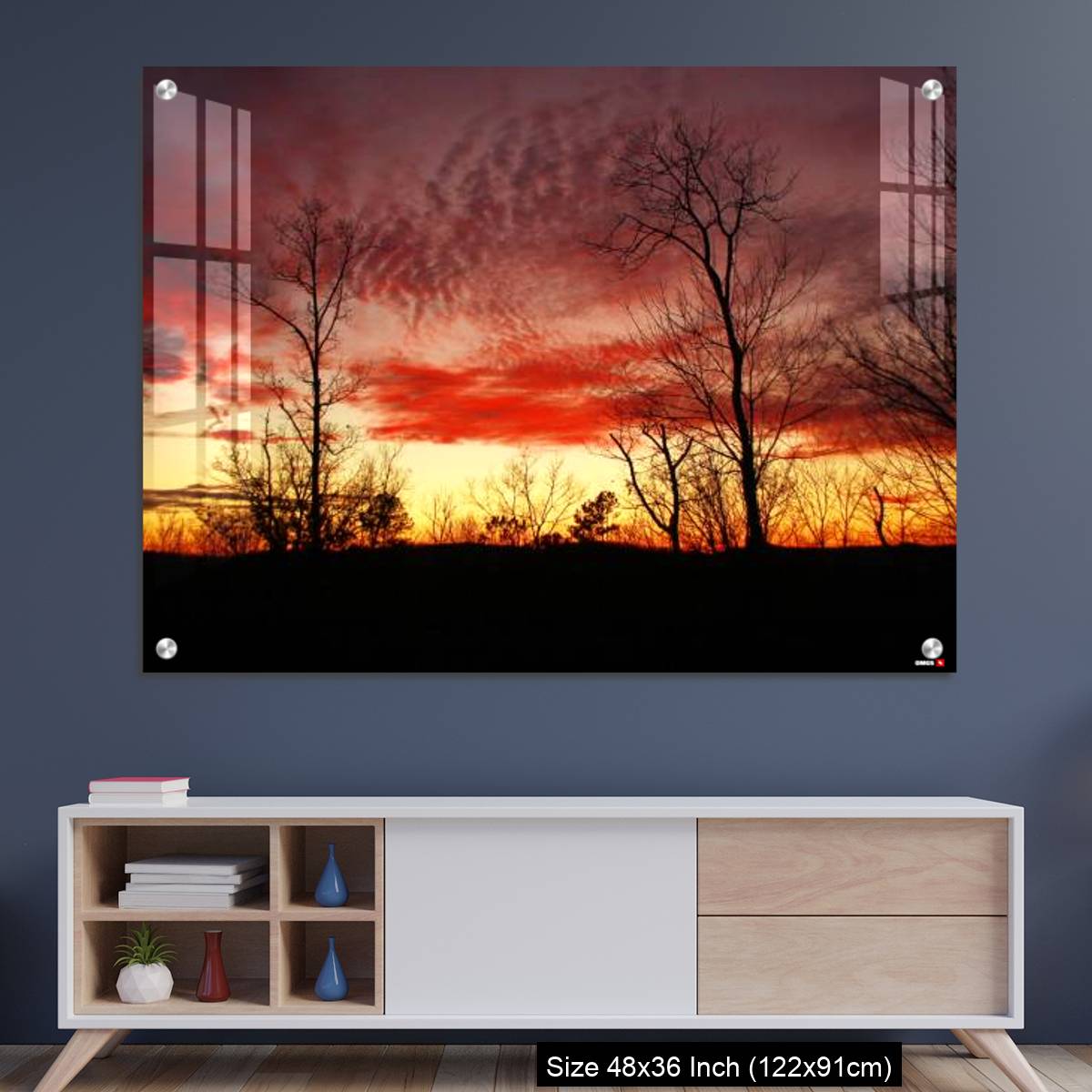OMGs Acrylic Wall Decor – Sunset near Daniel boone national forest