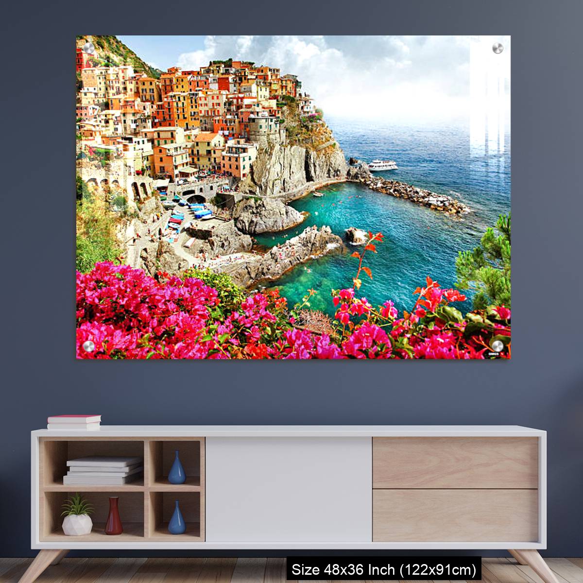 OMGs Acrylic Wall Decor – beautiful places of Italy  - Monarola village (Cinque terre)