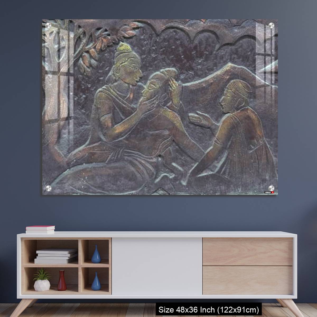 OMGs Acrylic Wall Decor – God ram temple of varansi