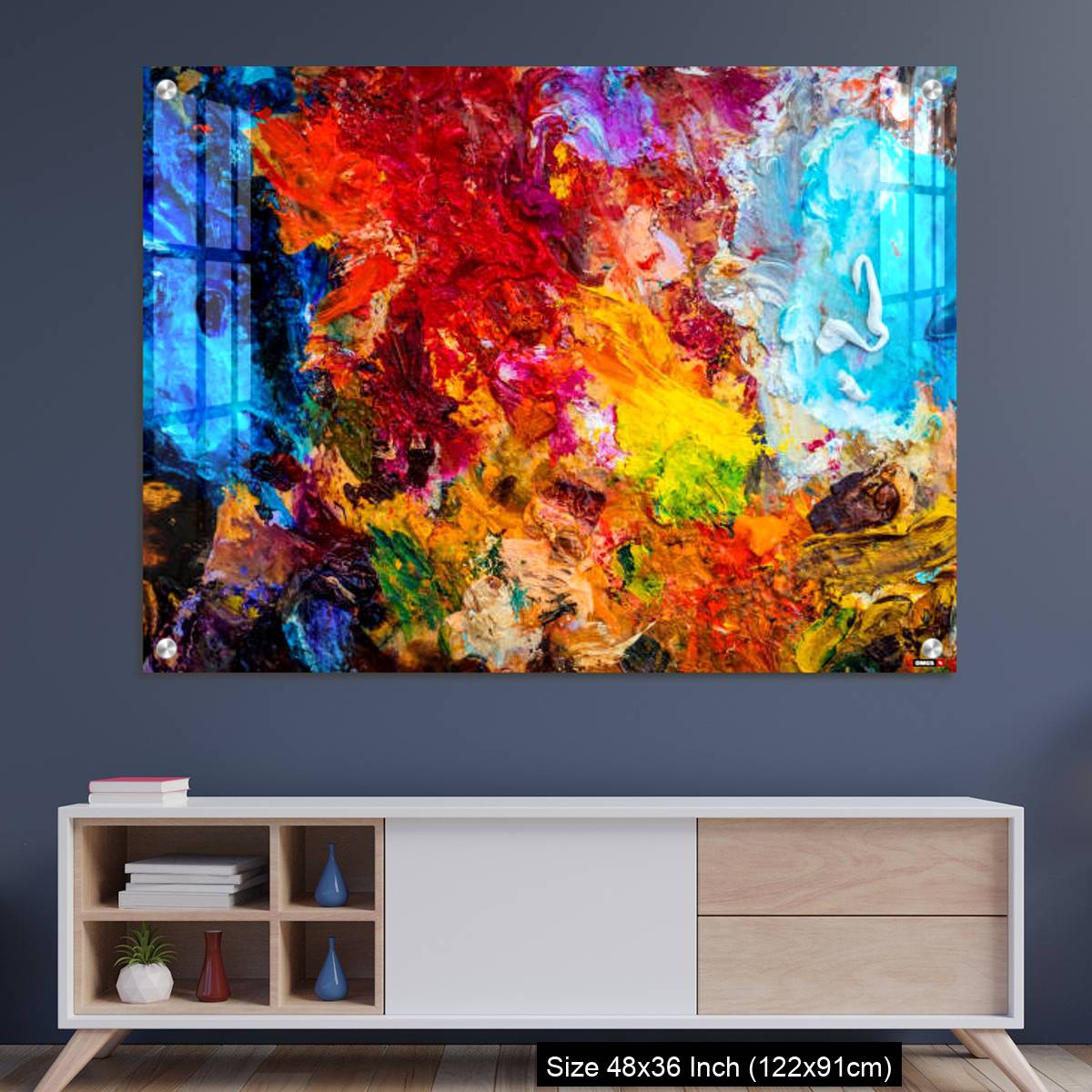 OMGs Acrylic Wall Decor – oil color palette