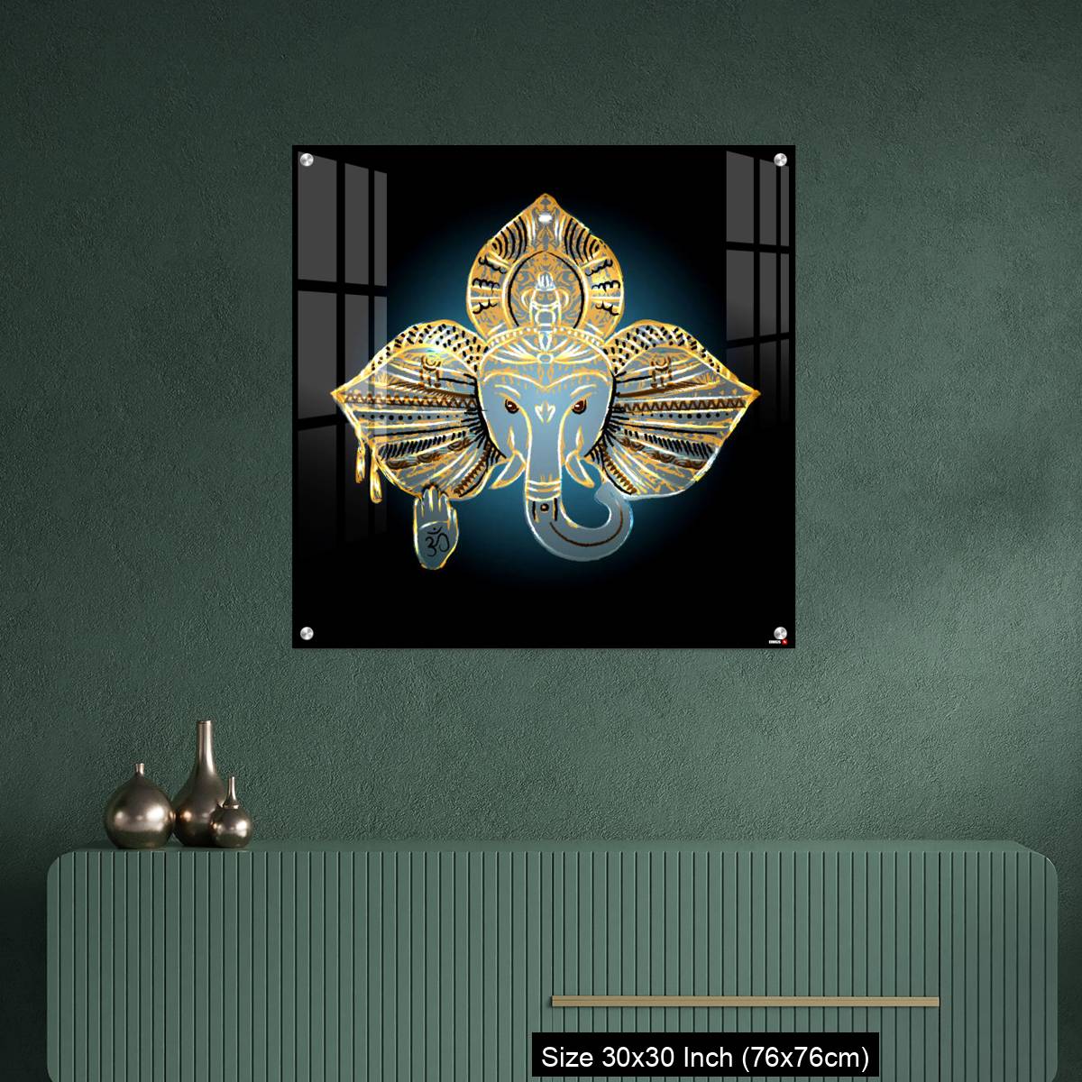 OMGs Acrylic Wall Decor – God Ganesh - Image 2