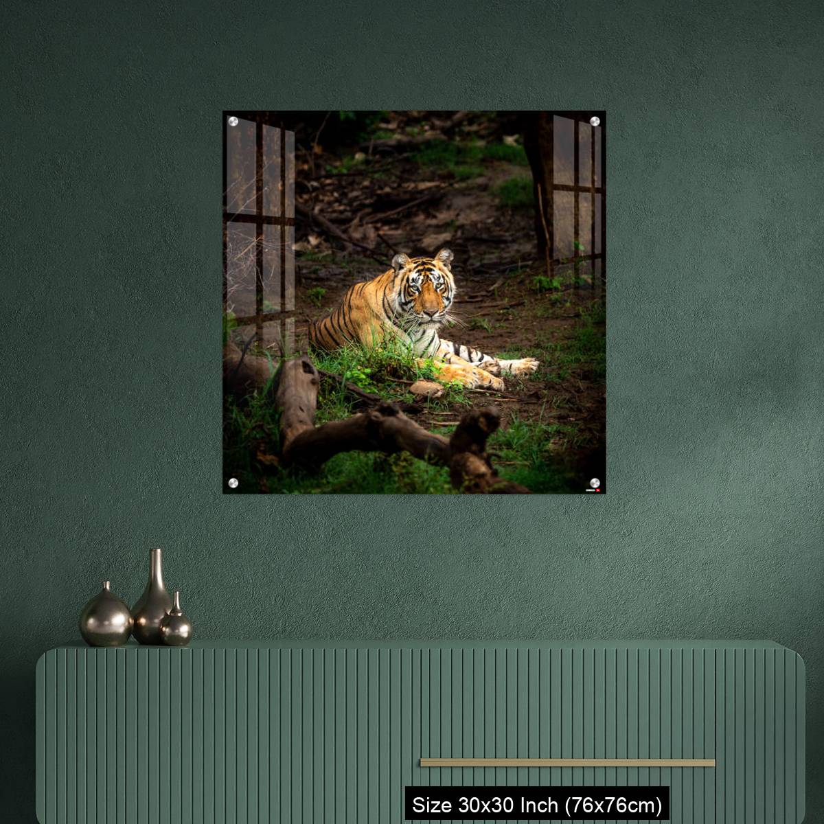 OMGs Acrylic Wall Decor – wild bengal male tiger - Image 2