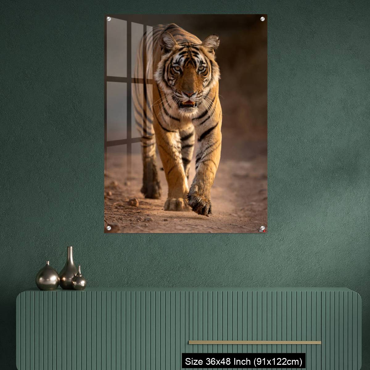 OMGs Acrylic Wall Decor – A young tigress walks - Image 2