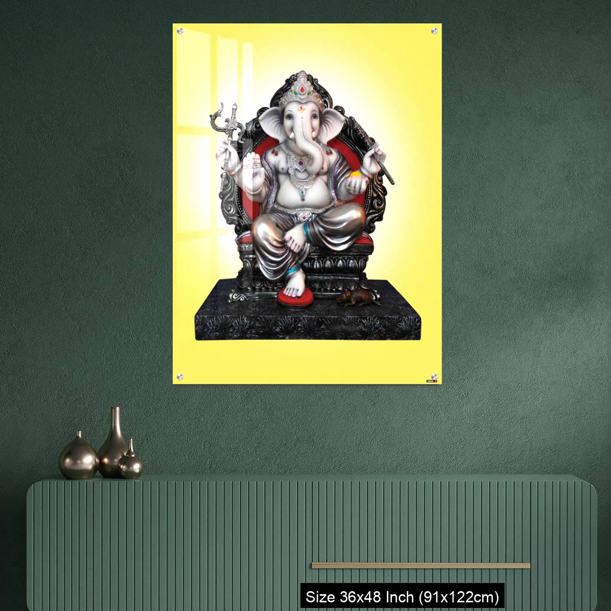 OMGs Acrylic Wall Decor – God Ganesha - Image 2